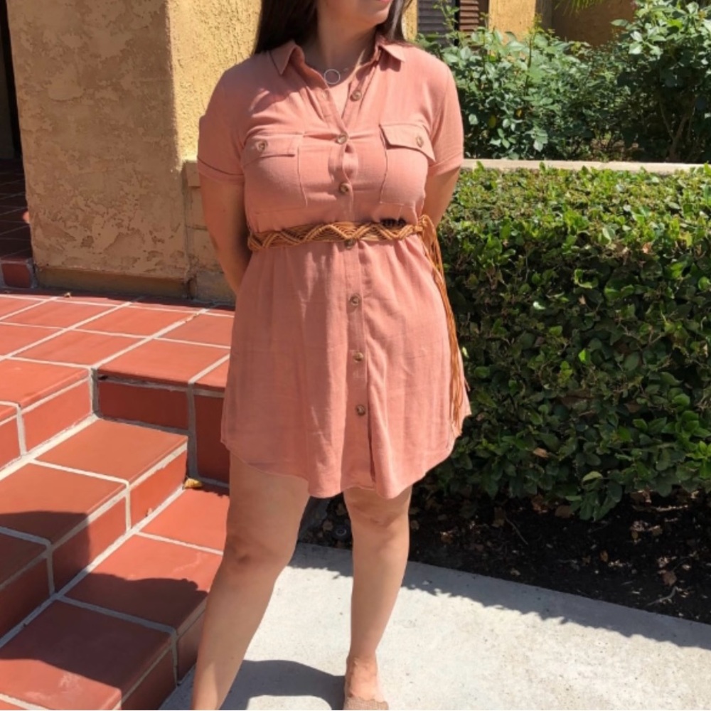 Sienna button dress